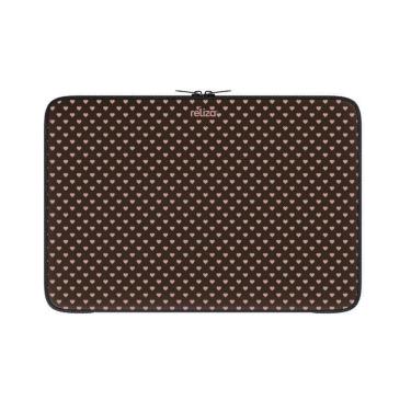 Imagem de Case para notebook basic 15,6" poa love chocolate - RELIZA