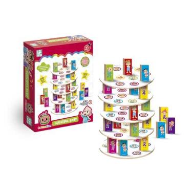 Imagem de Jogo Equilibra Baby CoComelon Madeira, Nig Brinquedos, 0508, Multicor