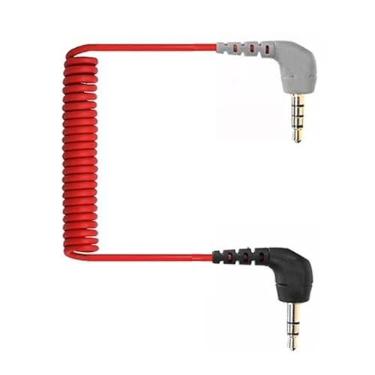 Imagem de Cabo de remendo de microfone TRS para TRRS de 3,5 mm compatível com iPhone, smartphone, tablets para Rode SC7, VideoMic, VideoMicro Go, BOYA e outros microfones externos (leia os detalhes/instruções