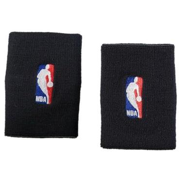 Imagem de Munhequeira Grande Nba Drifit Double Wide Nike Preta