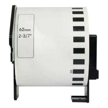 Imagem de Kit 3x Etiqueta Térmica Dk-22205 Compatível Ql-500 Ql-810w B - Sem mar