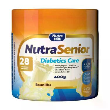 Imagem de Nutra Senior Adulto 50+ Diabetics Care Complemento Alimentar 400g - 28
