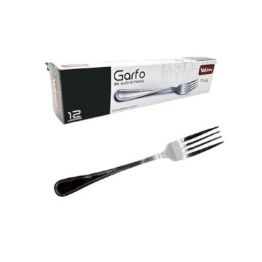 Imagem de Conjunto de 12 Garfos de Sobremesa Inox Paris 17cm - Wellmix