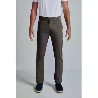 Imagem de Calça Chino Slim Fit - Highstil Oficial, 38, Azul acinzentado