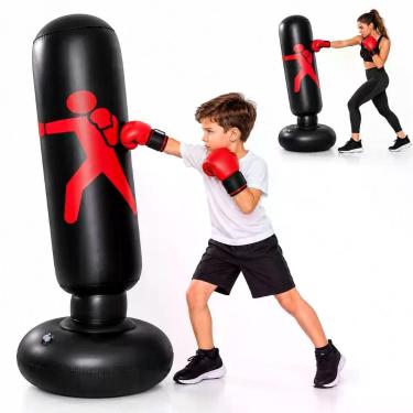 Imagem de Saco de pancadas inflável 150cm para boxe e muay thai - Yeet