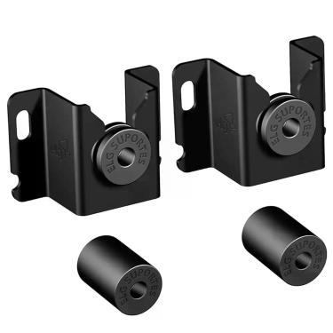 Imagem de Suporte de Parede Fixo Universal para TVs de 14" a 100" Preto - Genius