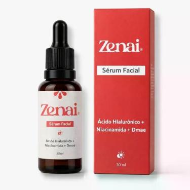 Imagem de Sérum Facial Zenai 30ml  Ácido Hialurônico, Niacinamida e DMAE para Re