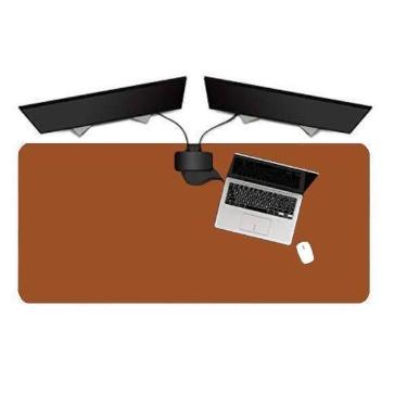 Imagem de Deskpad Gamer Em Couro 100X30Cm + Porta Copo - Genertoy