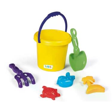Imagem de Brinquedo Balde Com Pás Cor Sortida Tateti - 3009