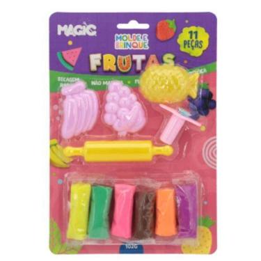 Imagem de Massa para Modelar Criativa Frutas com 11 Peças - Magic KIDS