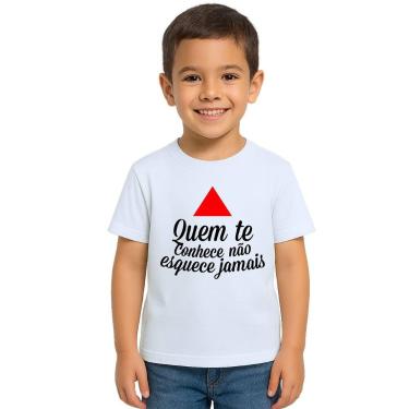 Imagem de Camiseta MG Quem Te Conhece Não Esquece Jamais Personalizada, Branco, 