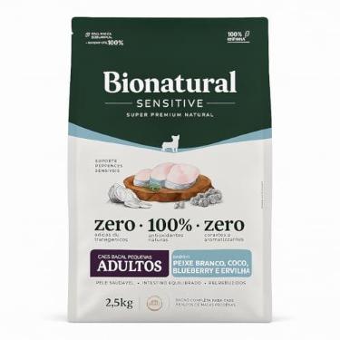 Imagem de RAÇÃO BIONATURAL PRIME CÃES SENSITIVE PORTE PEQUENO PEIXE BRANCO 2,5KG