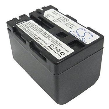 Imagem de Derrlrmg Bateria de 2800 mAh compatível com Sony NP-FM70, NP-FM71, NP-QM70, NP-QM71 DCR-TRV30, DCR-TRV33, DCR-TRV330, DCR-TRV33E, DCR-TRV340, DCR-TRV350, DCR-TRV360, DCR-TRV38