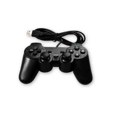 Imagem de Controle Usb para PC Notebook Joystick Dualshock Analógico. - Genérico