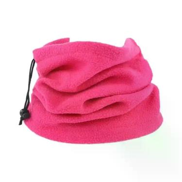 Imagem de Cachecol Ajustável Unissex Em Fleece Polar Para Inverno, Protetor De O