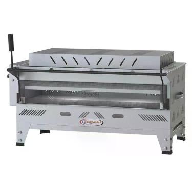 Imagem de Forno De Pizza Grill Fixo Itajobi 100x50 Cm Com 3 Infravermelhos Refratário
