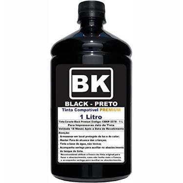 Imagem de AUTHENTIC INK Tinta Preta Premium 1 Litro Para Impressoras Epson Ecotank L3210, L3250, L3110, L3150, L5190, L3160, L3110 - Monocromático - Tinta para Impressora a Jato de Tinta