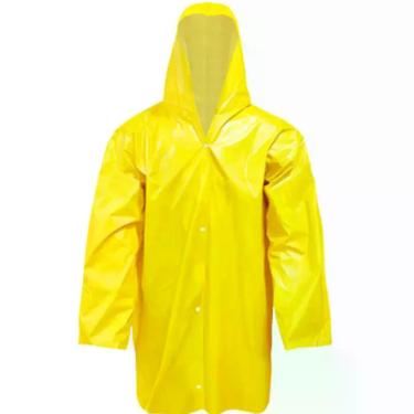 Imagem de Capa de Chuva PVC Forrado Amarela FIT Plastcor CA 36254, GG
