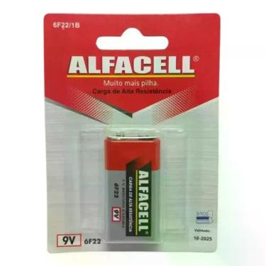 Imagem de Bateria 9 Volts Sensor Microfone Brinquedos Alta Resistência - Alfacel