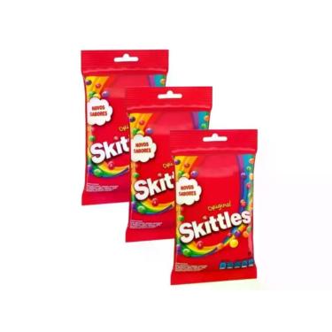 Imagem de Bala Skittles Original 95g - 3 unid