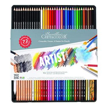 Imagem de Estojo Lápis Artist Studio Desenho e Esboço 46572, Colorido, 72 peças, Cretacolor