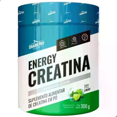 Imagem de Energy Creatina Flavor 100% Monohidratada 300g Shark Pro, Limão