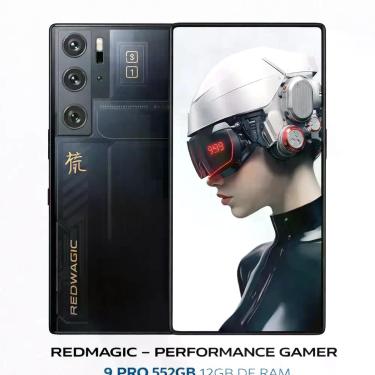 Imagem de Smartphone Celular Nubia Redmagic 9 Pro 512GB, 12GB RAM, 5G, Tela 6,8