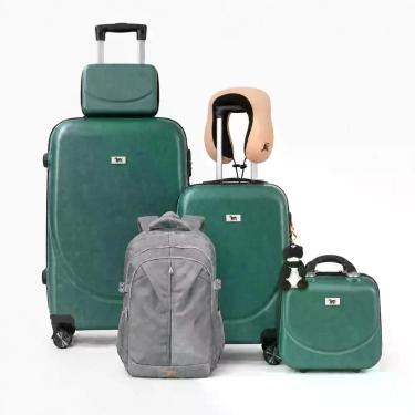 Imagem de Kit Malas Viagem Despacho 23kg Bordo 10kg + Frasqueira + Necessaire + 