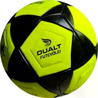 Imagem de Bola de Futevôlei Techfusion Oficial para Areia Alta Performance Amarelo e Preto Dualt