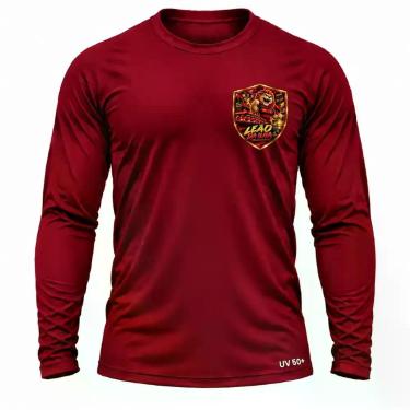 Imagem de Camisa Uv +50 Sport Torcedor Rubro-Negro Leão da Ilha cor:Vermelho Esc