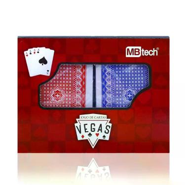 Imagem de Baralho Jogos De Cartas 100% Plástico Com 108 Cartas - Mbtech