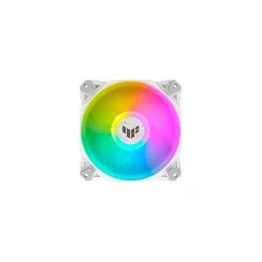 Imagem de Ventoinha ASUS Tuf Gaming TF120, 120mm, Led ARGB, Branco - 90DA0033-B00000