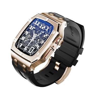 Imagem de PEIPEIJIA Capas faciais compatíveis com Apple Watch SE, pulseira feminina para Apple Watch SE, para Apple Watch séries 6, 5 e 4 SE, pulseiras para iWatch de 44 mm