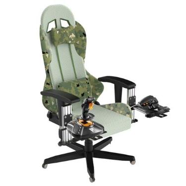 Imagem de EG STARTS 2 Set Chair Mount Flight Simulator Chair Mounts for Thrustmaster T.16000M, TCA for Logitech X56,X52,X52 Pro, Throttle and Hotas Systems, for Flight Sim Game Joystick Chair mounting