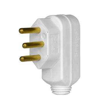 Imagem de Plug Macho 2P+T Pial Legrand 10A Saída Lateral