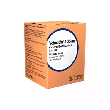 Imagem de Vetmedin 1,25mg 50 comprimidos Pimobendan Cães Cardiacos - Boehringer
