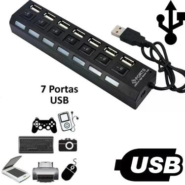 Imagem de Hub Com Botões Individuais Com Led Indicador - Lippin