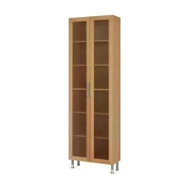 Imagem de Estante Livreiro Ditália Aspen 2 Porta Vidro Carvalho Cd-308
