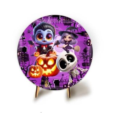 Imagem de Painel Festa Redondo C Elastico 50cm Halloween (HAL0106)