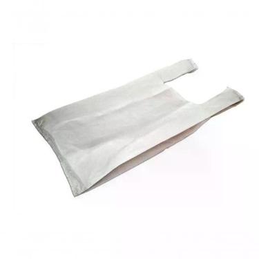 Imagem de Sacola Plástica Reciclada 30x40 5 kg para Embalagens Diversas Reforçada Branco Higipack