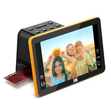 Imagem de KODAK Scanner de filme digital Slide N SCAN máximo de 7 polegadas - Filme negativo e digitalizador com tela LCD grande de 7 polegadas, converte negativos e slides de cor e preto e