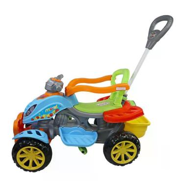 Imagem de Quadriciclo Infantil com Pedal Unissex Duas Funções Rodas Antiderrapantes Colorido Maral