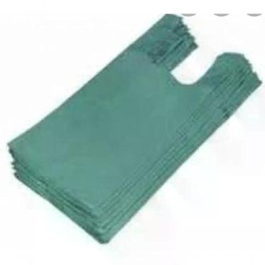 Imagem de Sacola Plástica Reciclada Sacola Reciclada 50x70 c-5KG para Residências e Comércios em PEBD Reciclado Verde Higipack