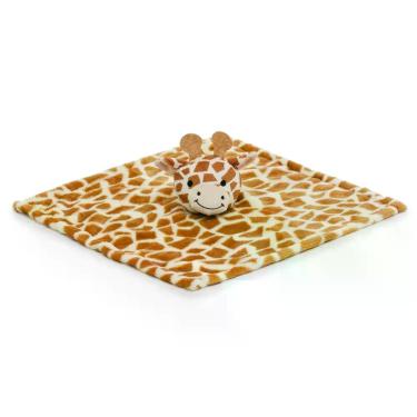 Imagem de Naninha  bebe pelúcia animaizinhos girafinha amarelo - Loani