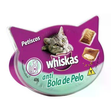 Imagem de Petisco para Gato Adulto Whiskas Anti Bola de Pelo - 40g