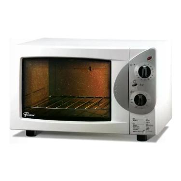 Imagem de Forno Elétrico de Bancada Fischer Grill 44L Branco com Dourador Timer e Termostato 220V