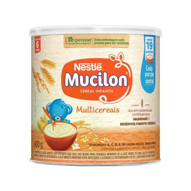 Imagem de Cereal Infantil Mucilon Multicereais 400g - Nestlé, 400g, Multicereais