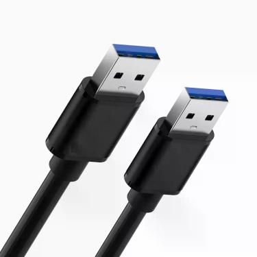 Imagem de Cabo Usb 3.0 De Dados Macho-macho 1.5m Preto Grosso Knup