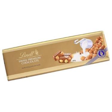 Imagem de Chocolate Lindt Premium, Ao Leite Com Avelã, Barra de 300g