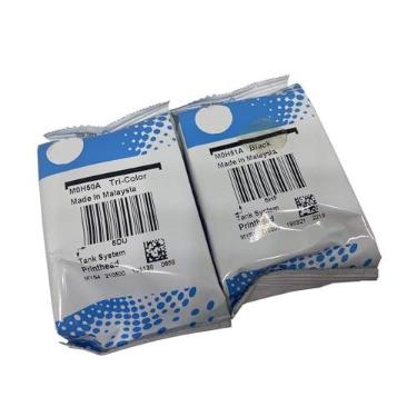 Imagem de SUNUNITEC Um conjunto 3JB06AA (BK & Tri-Color) M0H51A M0H50A Cabeça de impressão GT51 GT52 Cabeça de impressão compatível com impressoras GT5810 GT5820 GT5822